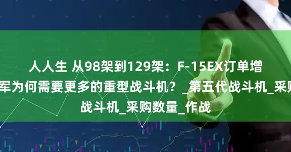 人人生 从98架到129架：F-15EX订单增加，美国空军为何需要更多的重型战斗机？_第五代战斗机_采购数量_作战