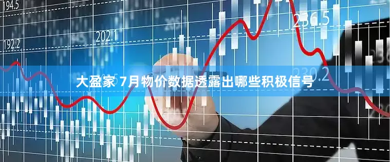 大盈家 7月物价数据透露出哪些积极信号