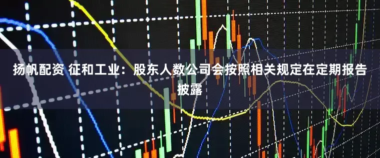 扬帆配资 征和工业：股东人数公司会按照相关规定在定期报告披露